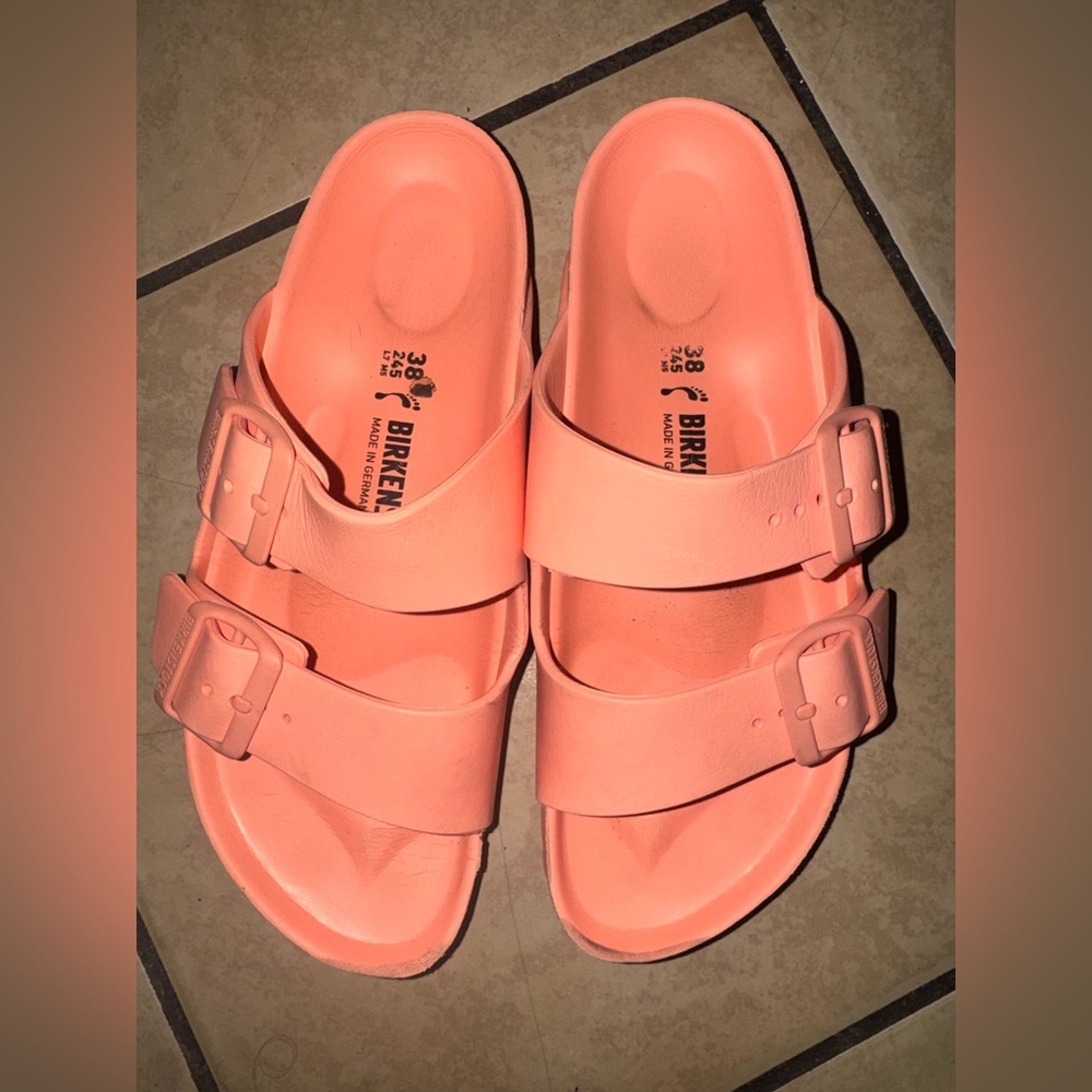 Birkenstock Light Coral Footbed Sandals